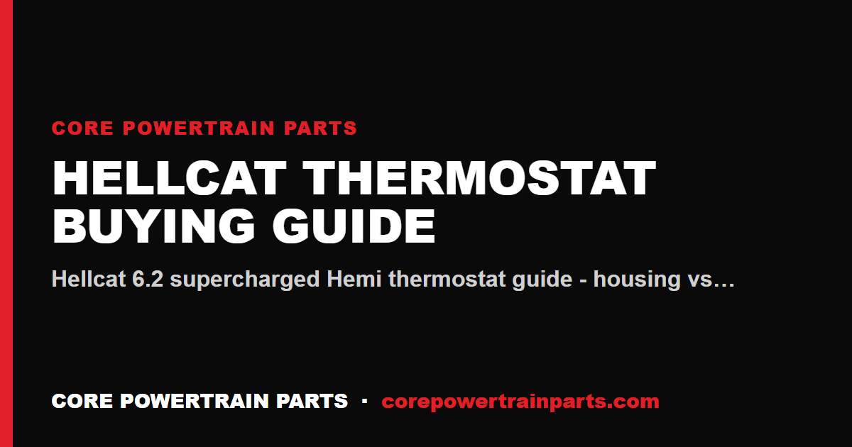 Hellcat Thermostat Buying Guide