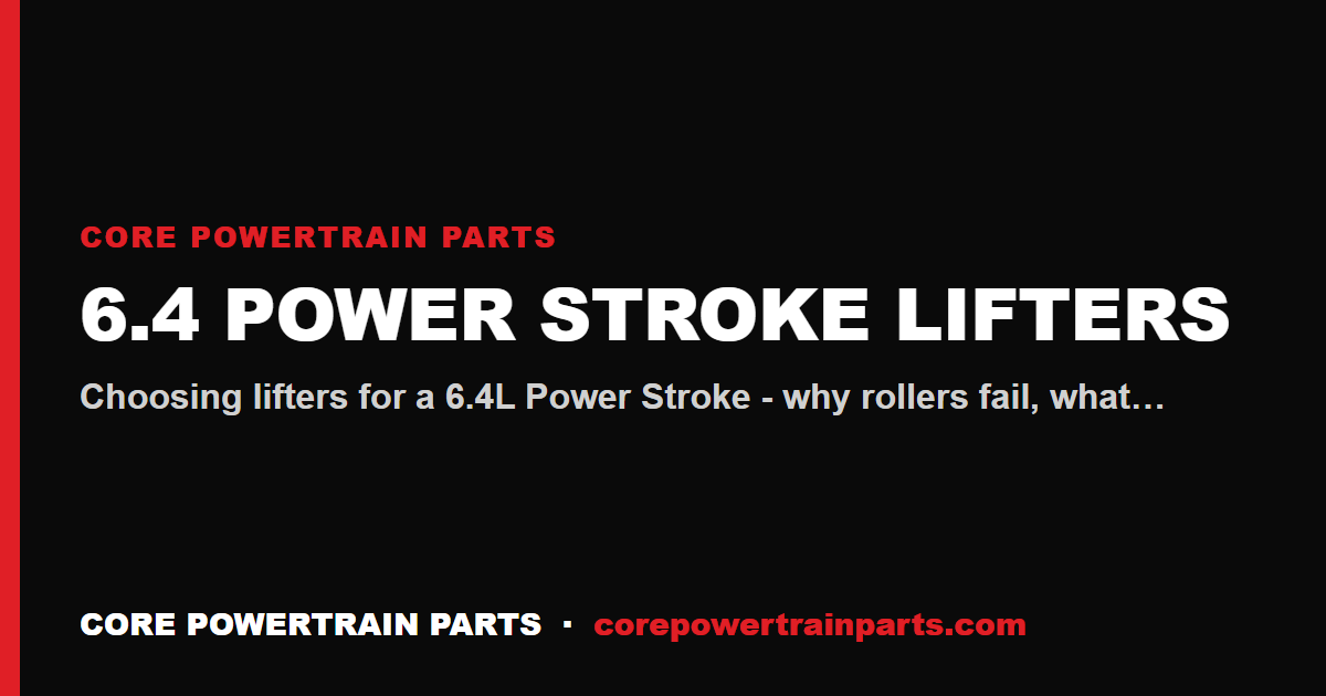 6.4 Power Stroke Lifters: Which Brands Are Worth It
