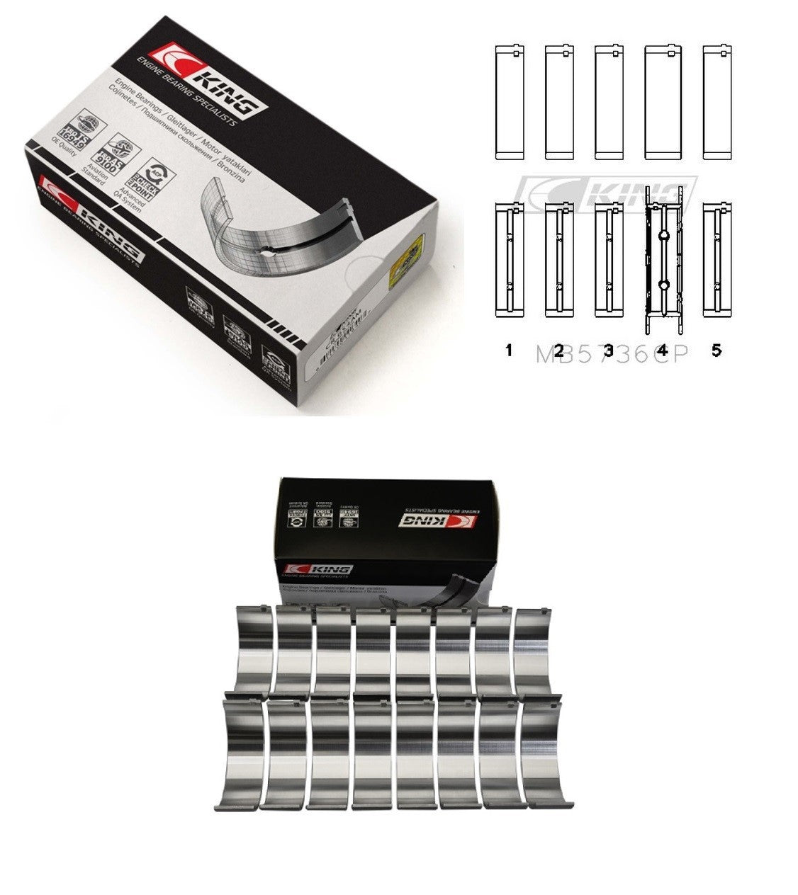 King Main Bearings for 6.0 Power Stroke 2003-2007