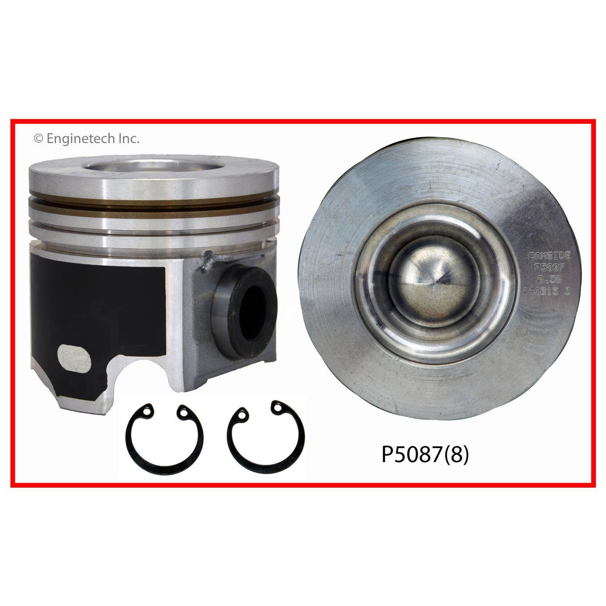 Enginetech Pistons & Rings for 6.0 Power Stroke 2003-2007