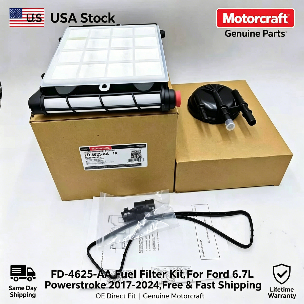 Motorcraft Fuel Filter for 6.7 Power Stroke 2011-2025