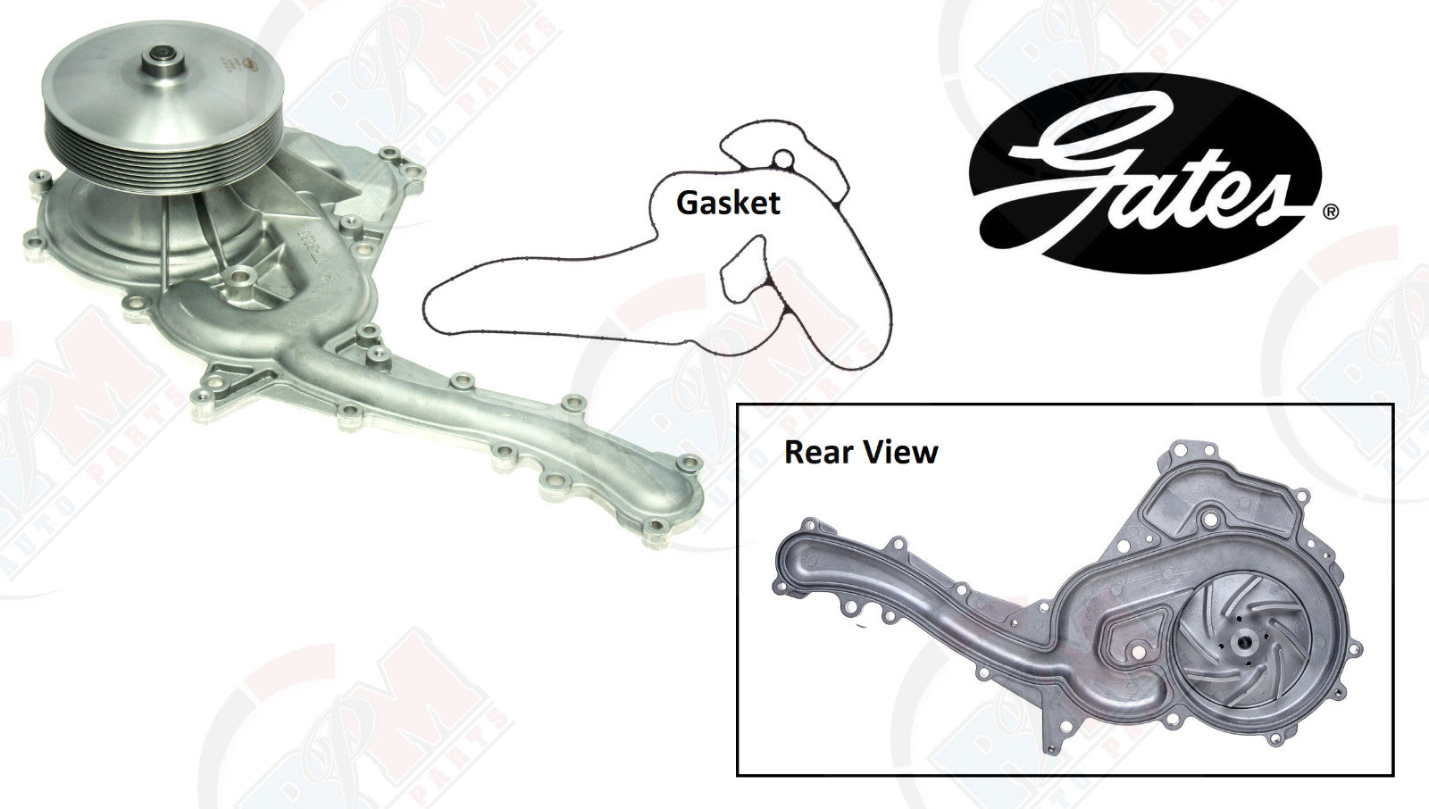 Gates Water Pump for 6.7 Power Stroke 2011-2025
