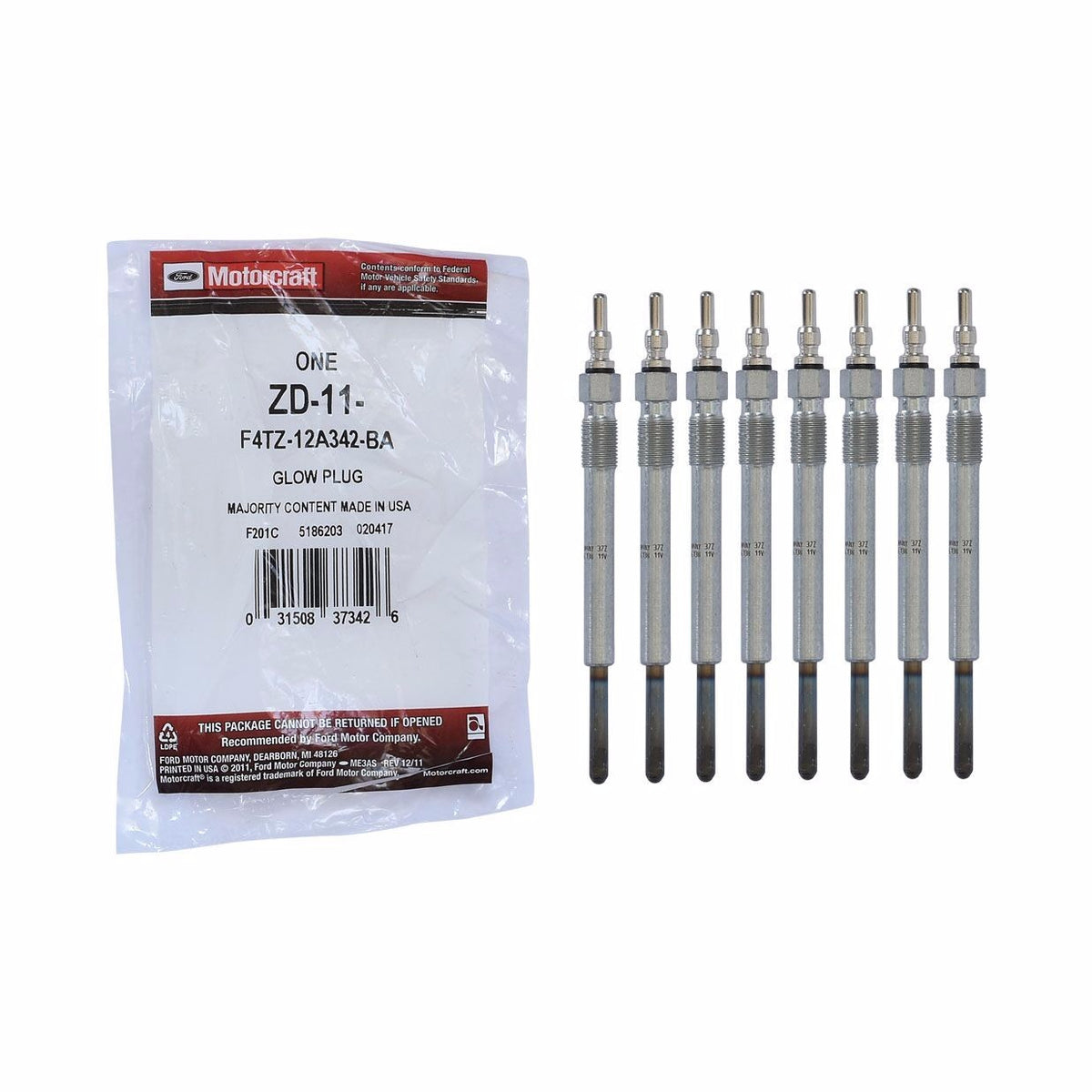 Motorcraft Glow Plugs for 7.3 Power Stroke 1994-2003