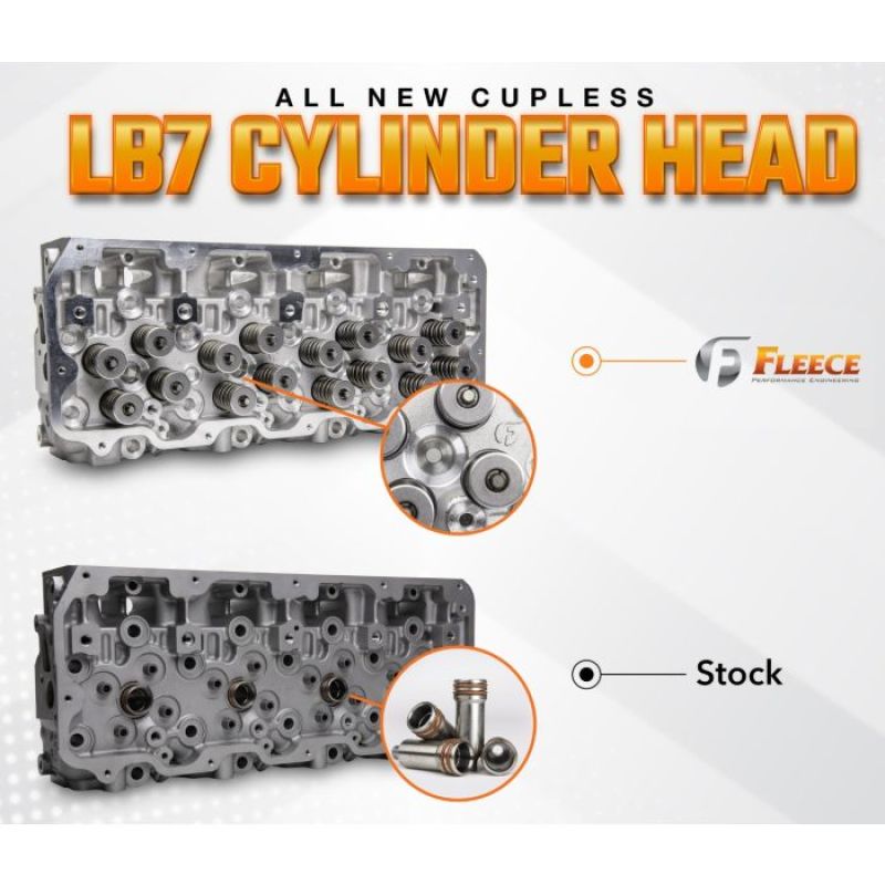 Duramax LB7 Cylinder Head 2001-2004 Fleece FPE-61-10001-D-CL