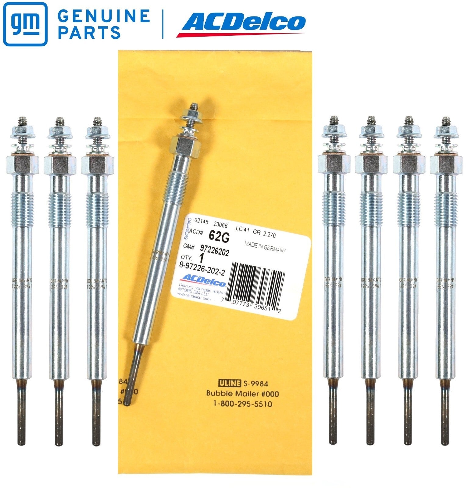 ACDelco Glow Plugs for Duramax LB7 2001-2004