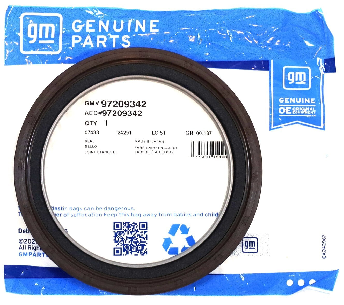 GM Rear Main Seal for Duramax LML 2011-2016