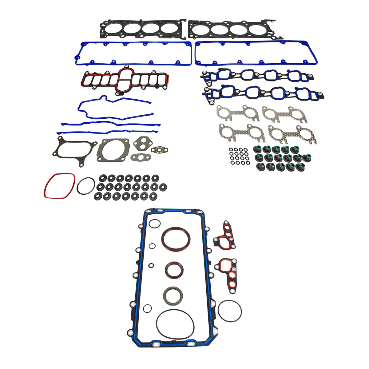 DNJ Engine Gasket Set for Ford Modular 4.6/5.4 1991-2014