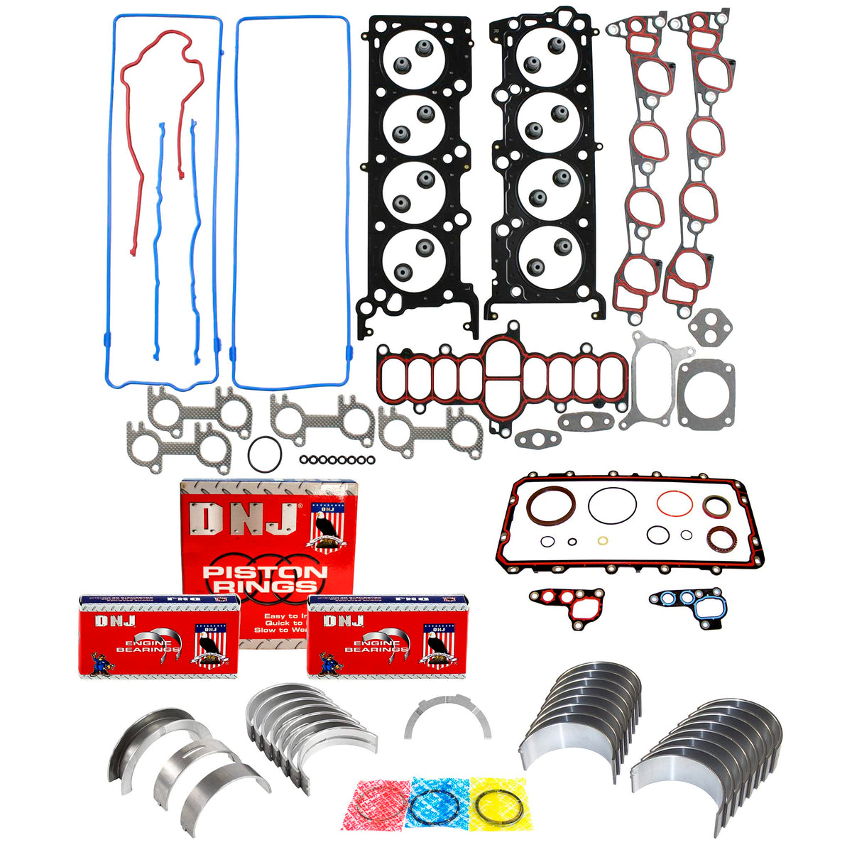 DNJ Engine Gasket Set for Ford Modular 4.6/5.4 1997-1999