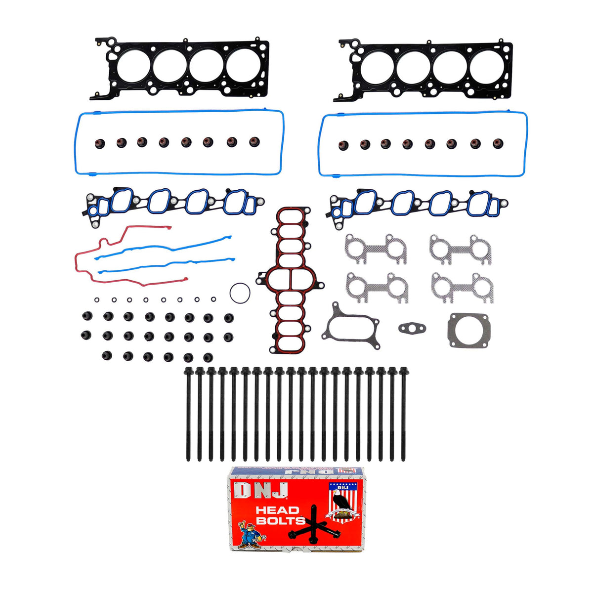 DNJ Engine Gasket Set for Ford Modular 4.6/5.4 2001-2002