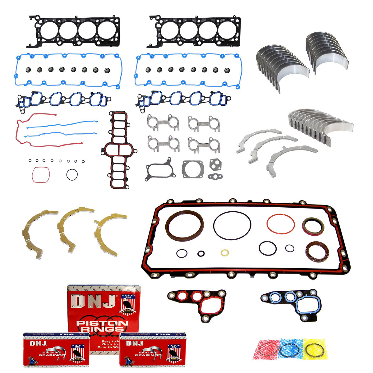 DNJ Engine Gasket Set for Ford Modular 4.6/5.4 2002-2003