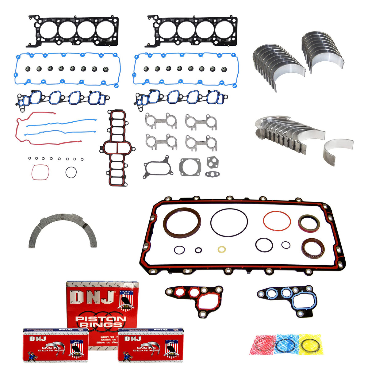 DNJ Engine Gasket Set for Ford Modular 4.6/5.4 2002-2003