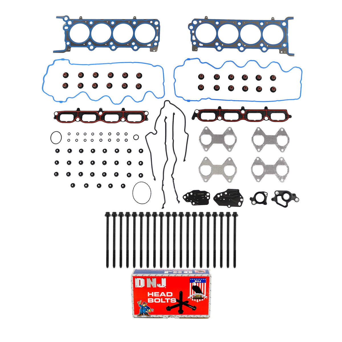 DNJ Engine Gasket Set for Ford Modular 4.6/5.4 2007-2014