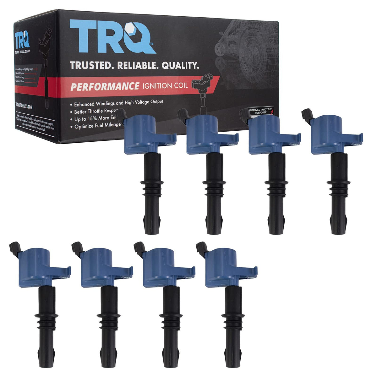 TRQ Ignition Coil for Ford Modular 4.6/5.4 1991-2014