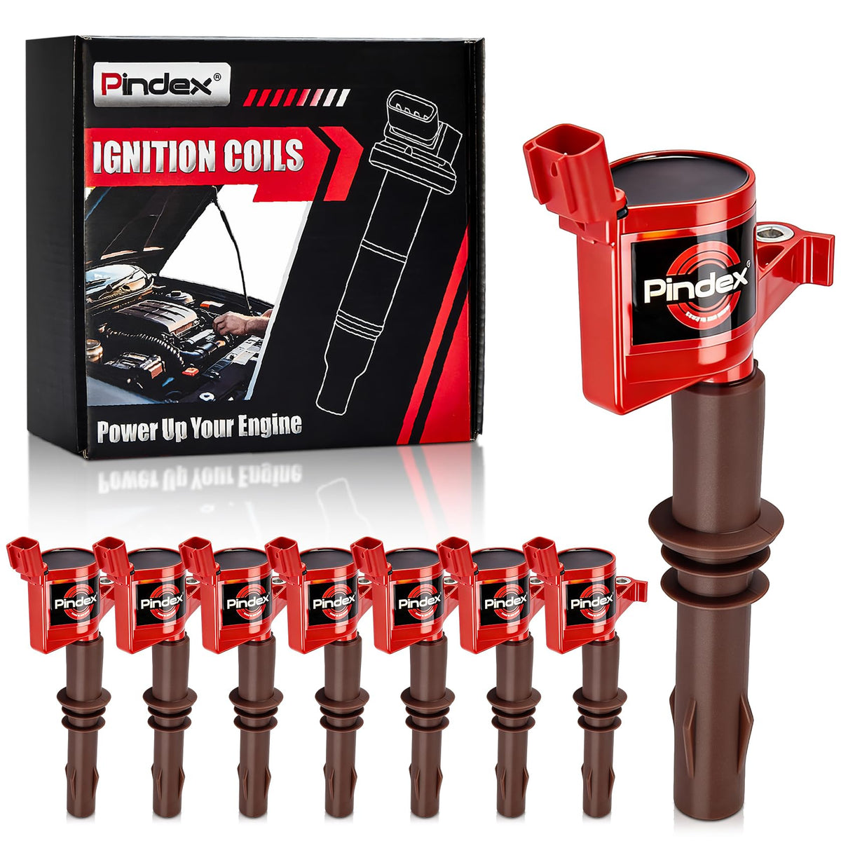 Pindex Ignition Coil for Ford Modular 4.6/5.4 1991-2014