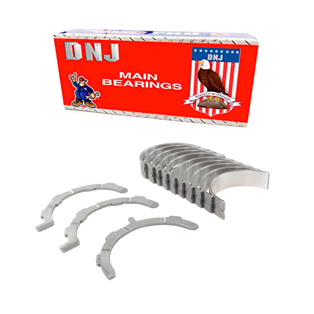 DNJ Main Bearings for Ford Modular 4.6/5.4 1991-2014