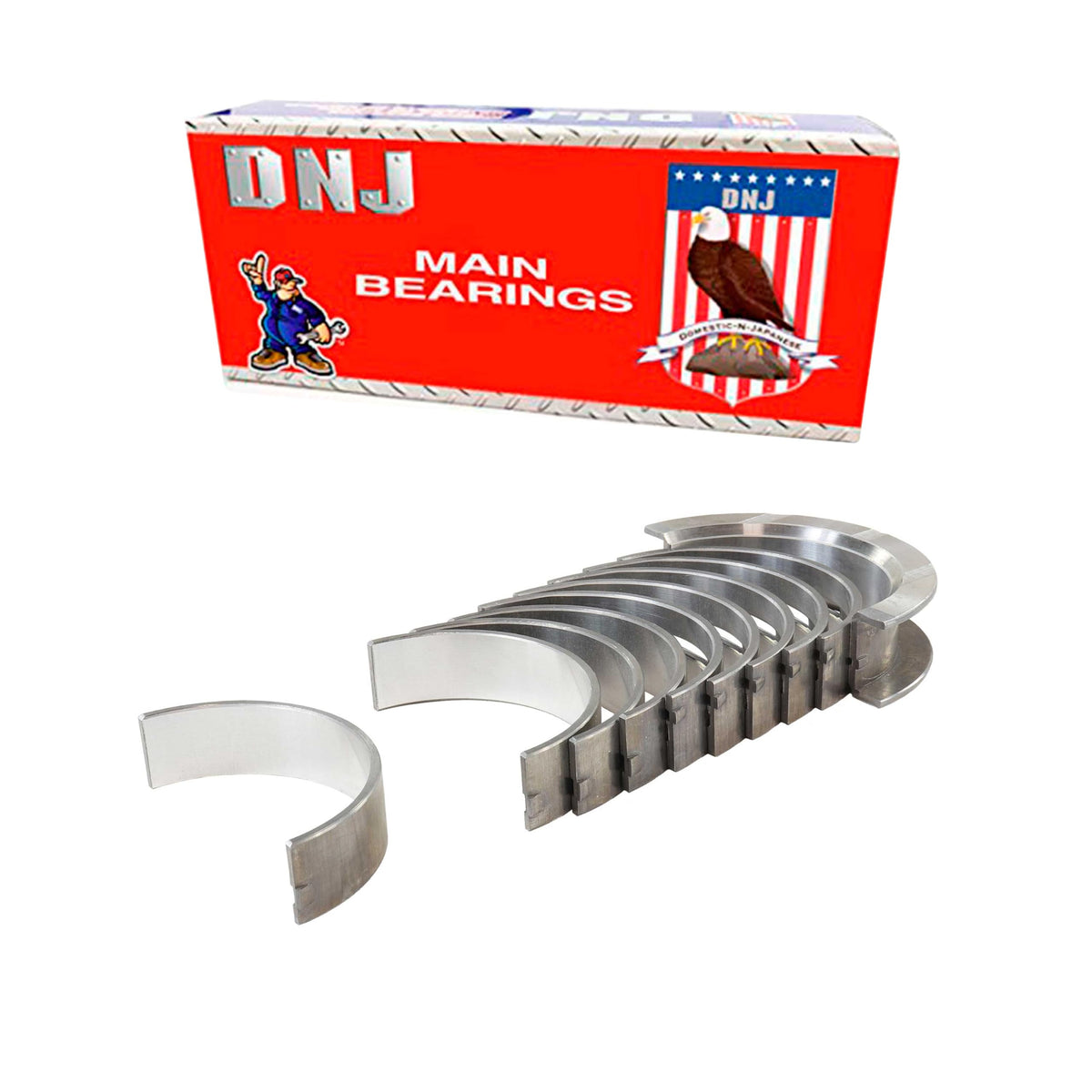 DNJ Main Bearings for Ford Modular 4.6/5.4 1993-2014