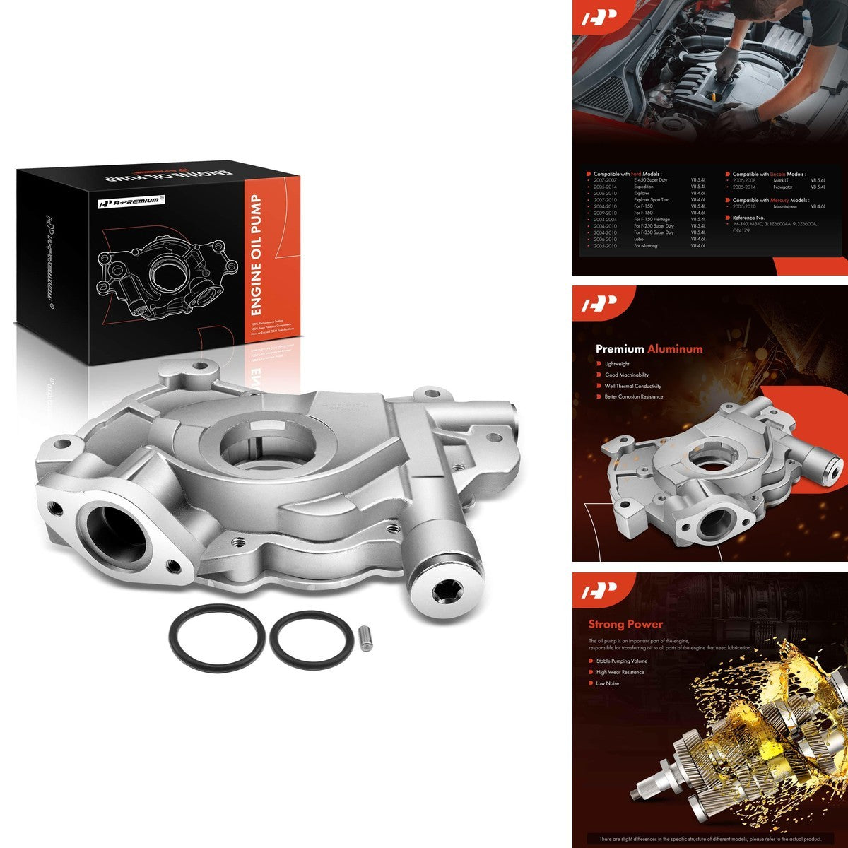A-Premium Oil Pump for Ford Modular 4.6/5.4 1991-2014