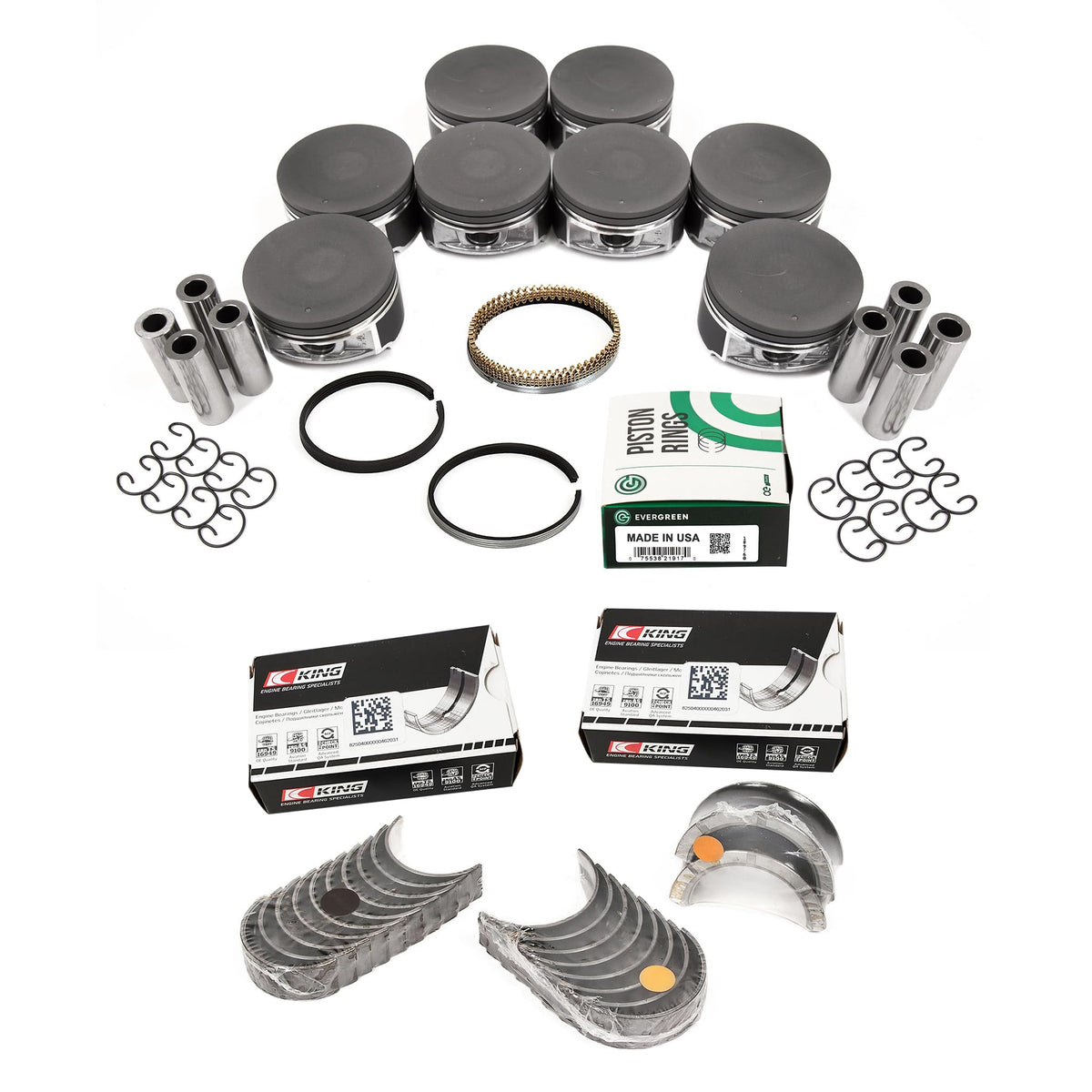 Mizumo Auto Pistons & Rings for Ford Modular 4.6/5.4 1991-2014