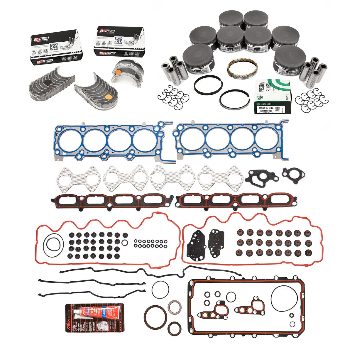 Mizumo Auto Pistons & Rings for Ford Modular 4.6/5.4 1991-2014