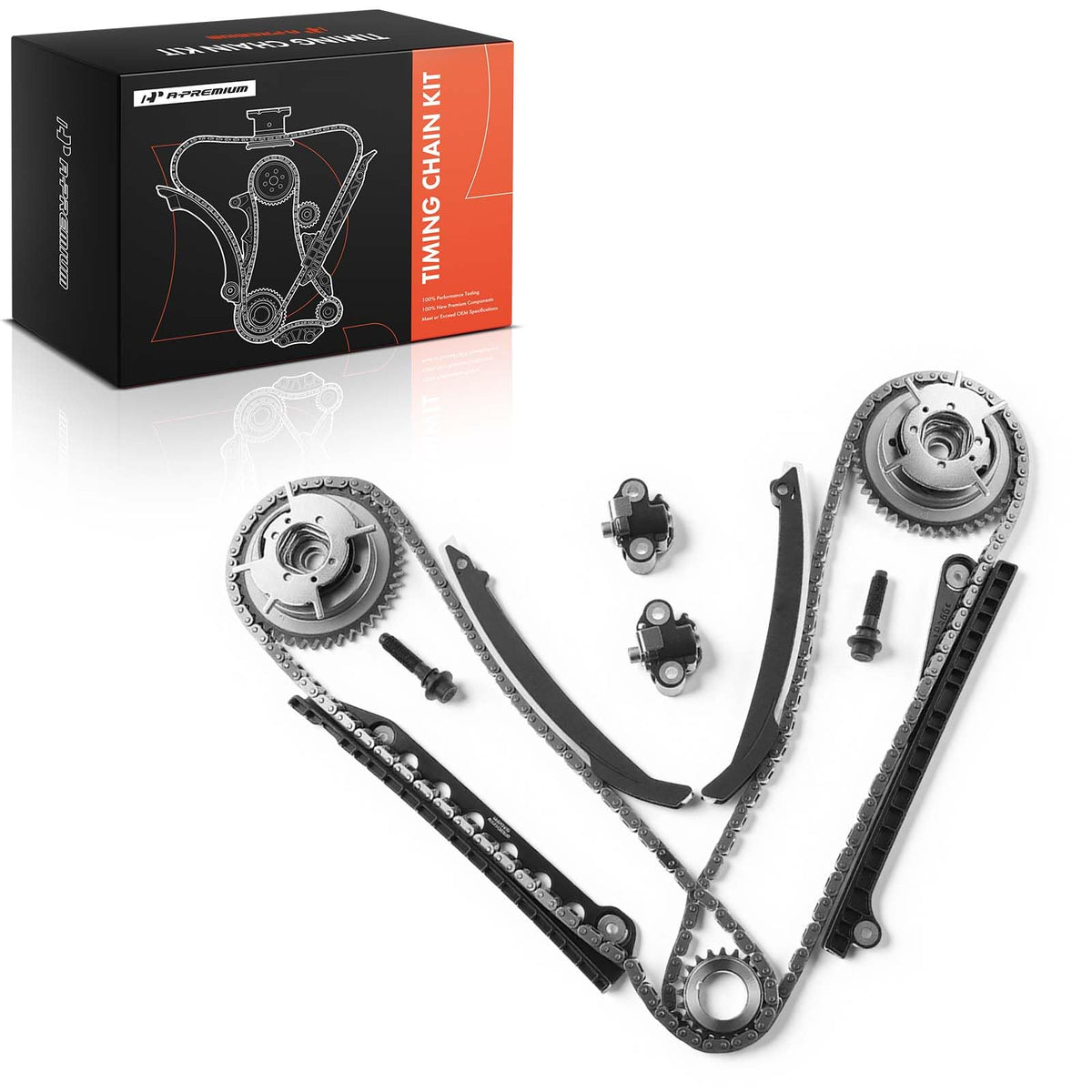 A-Premium Timing Chain Kit for Ford Modular 4.6/5.4 1991-2014