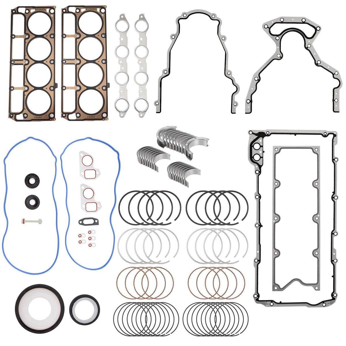 CarBole Engine Gasket Set for LS Gen III 4.8/5.3/5.7/6.0 1997-2007