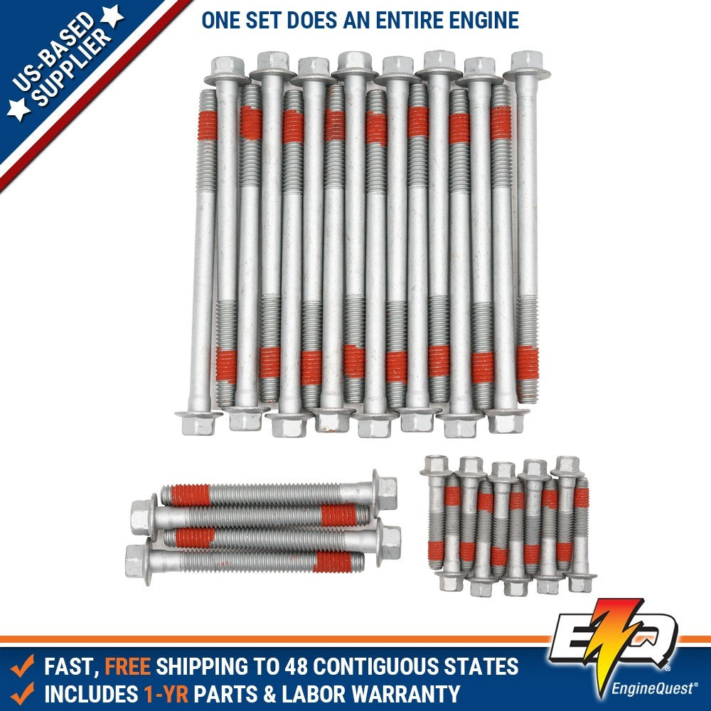 Enginequest Head Bolts & Studs for LS Gen III 4.8/5.3/5.7/6.0 1997-2003