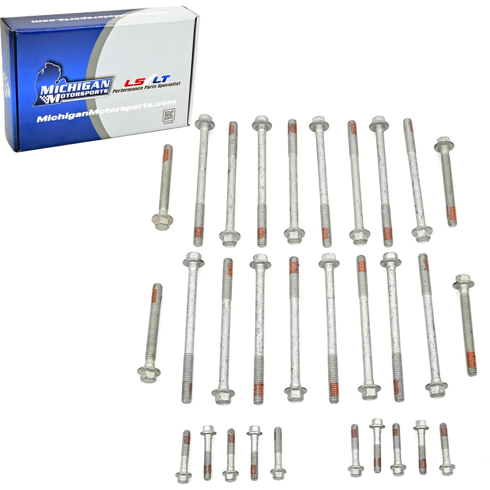 Michigan Motorsports Head Bolts & Studs for LS Gen III 4.8/5.3/5.7/6.0 1997-2003