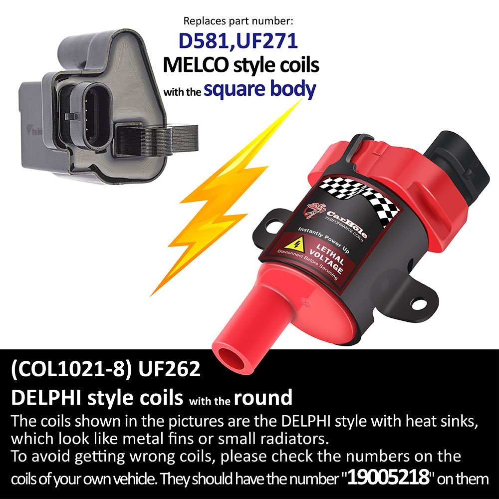 CarBole Ignition Coil for LS Gen III 4.8/5.3/5.7/6.0 1997-2007