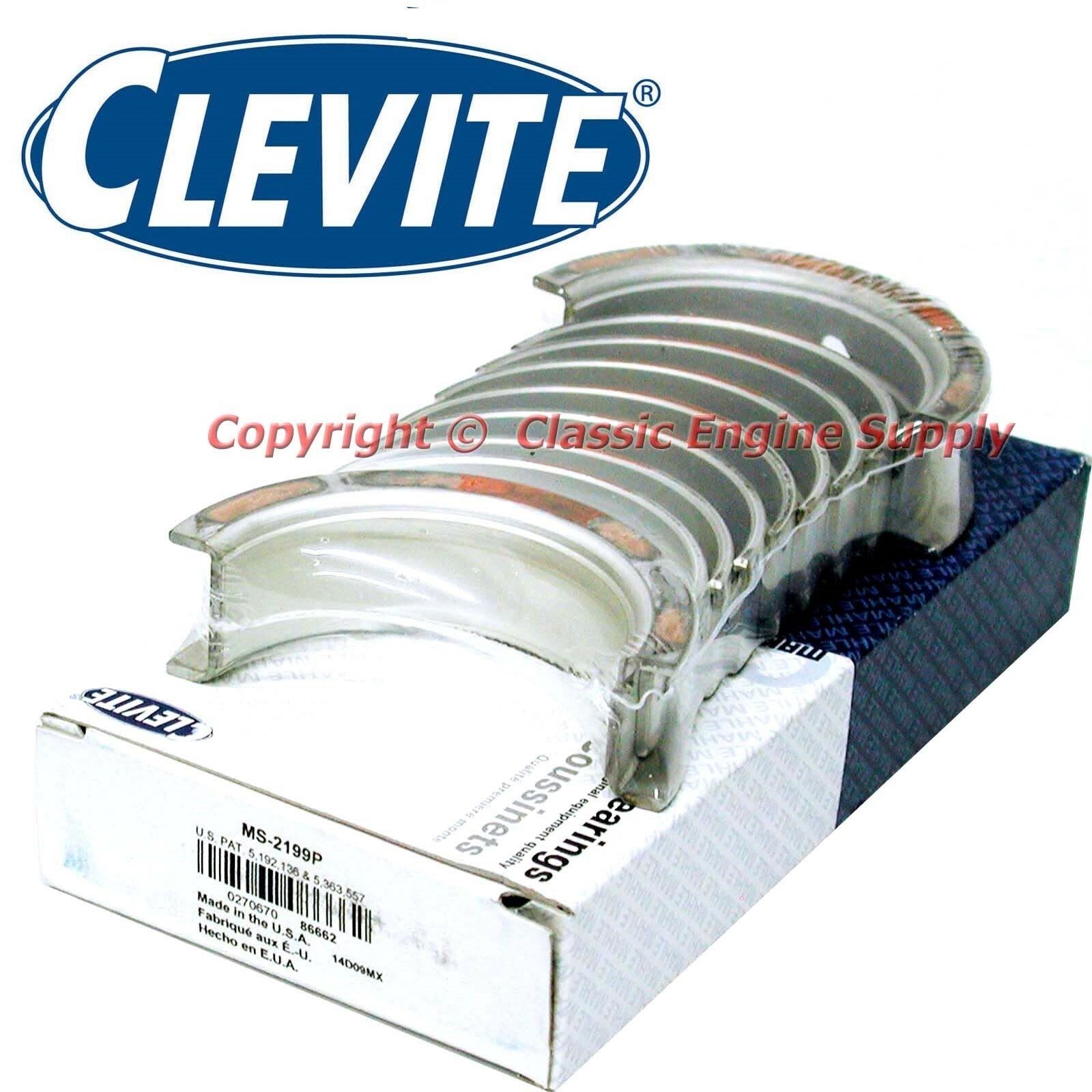 Clevite Main Bearings for LS Gen III 4.8/5.3/5.7/6.0 1997-2007