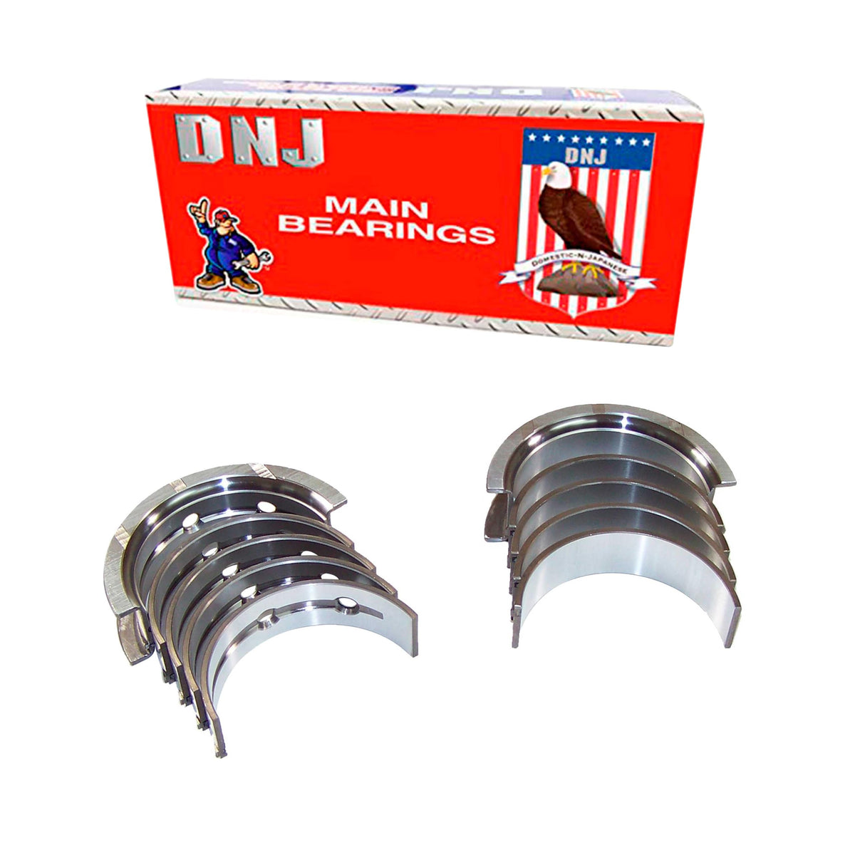 DNJ Main Bearings for LS Gen III 4.8/5.3/5.7/6.0 1997-2007