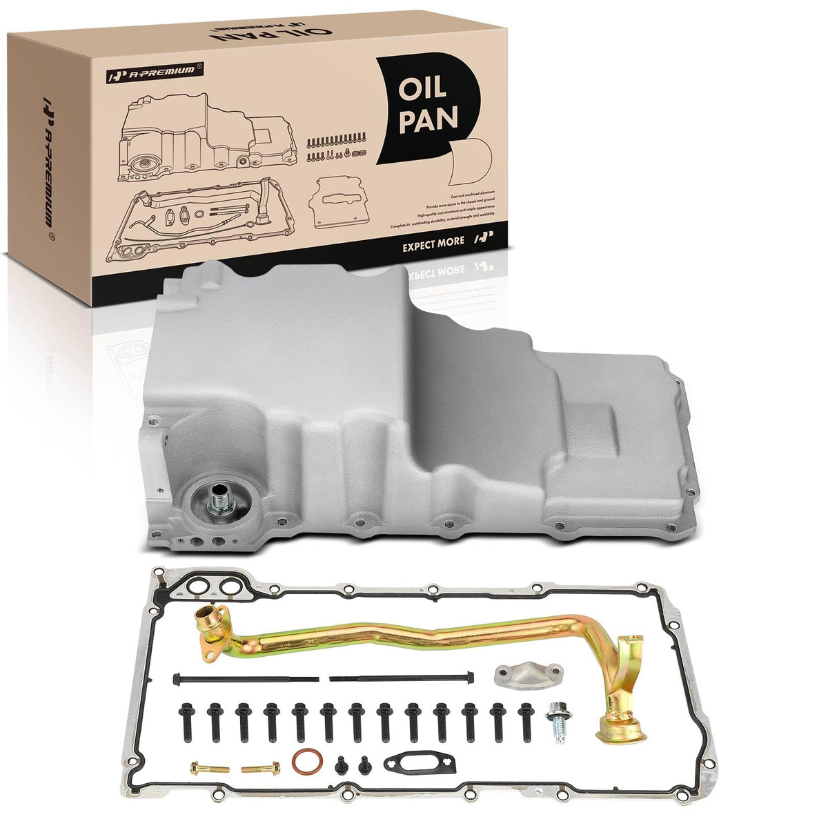A-Premium Oil Pan for LS Gen III 4.8/5.3/5.7/6.0 1997-2007