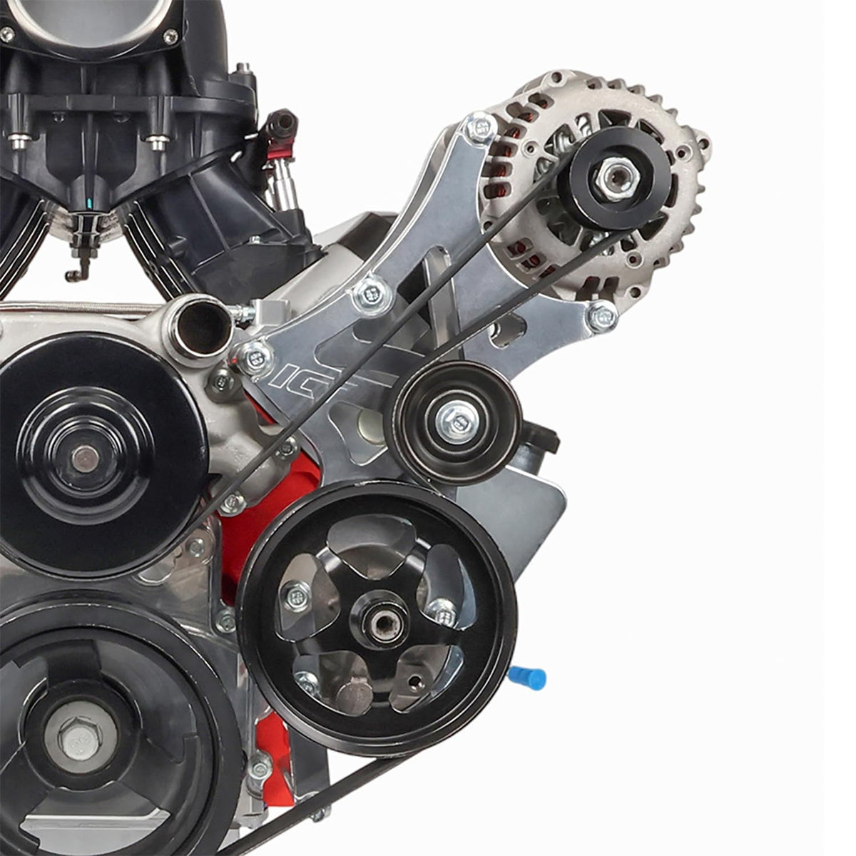 ICT Billet Power Steering Pump for LS Gen III 4.8/5.3/5.7/6.0 1997-2007