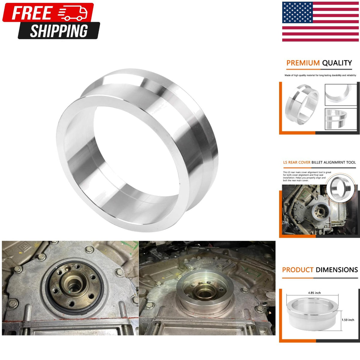 GM Rear Main Seal for LS Gen III 4.8/5.3/5.7/6.0 1997-2007