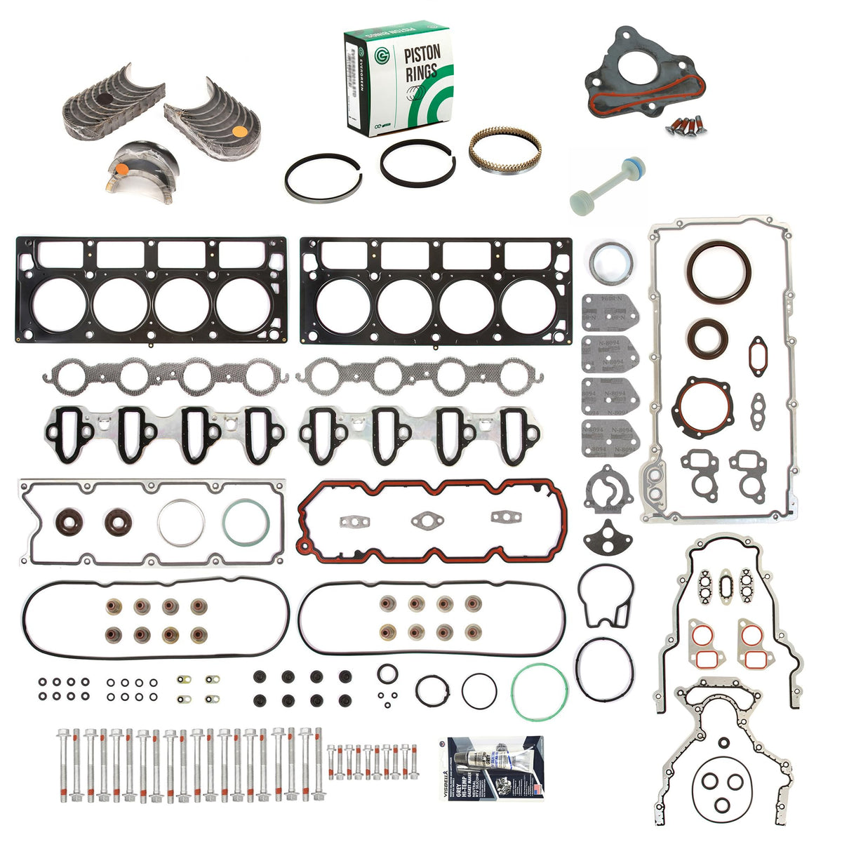 Mizumo Auto Engine Gasket Set for LS Gen IV 5.3/6.0/6.2 2007-2017