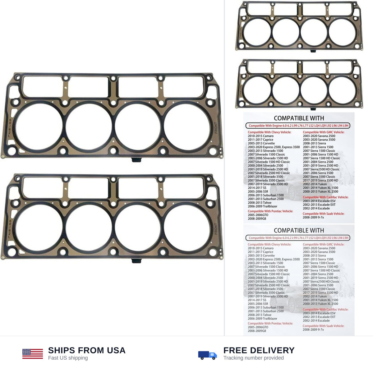 BTR Head Gasket Set for LS Gen IV 5.3/6.0/6.2 2007-2017