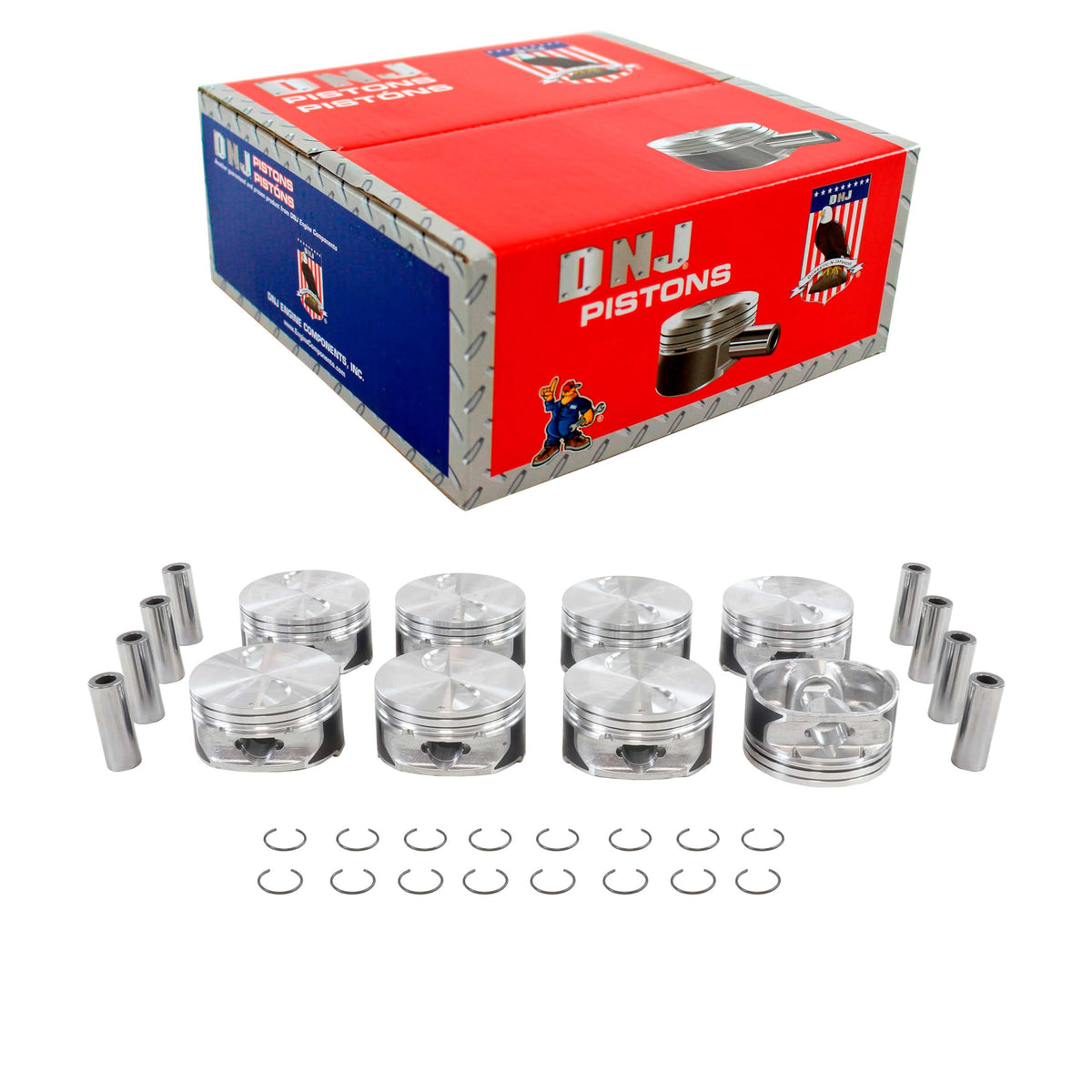 DNJ Pistons & Rings for LS Gen IV 5.3/6.0/6.2 2007-2009