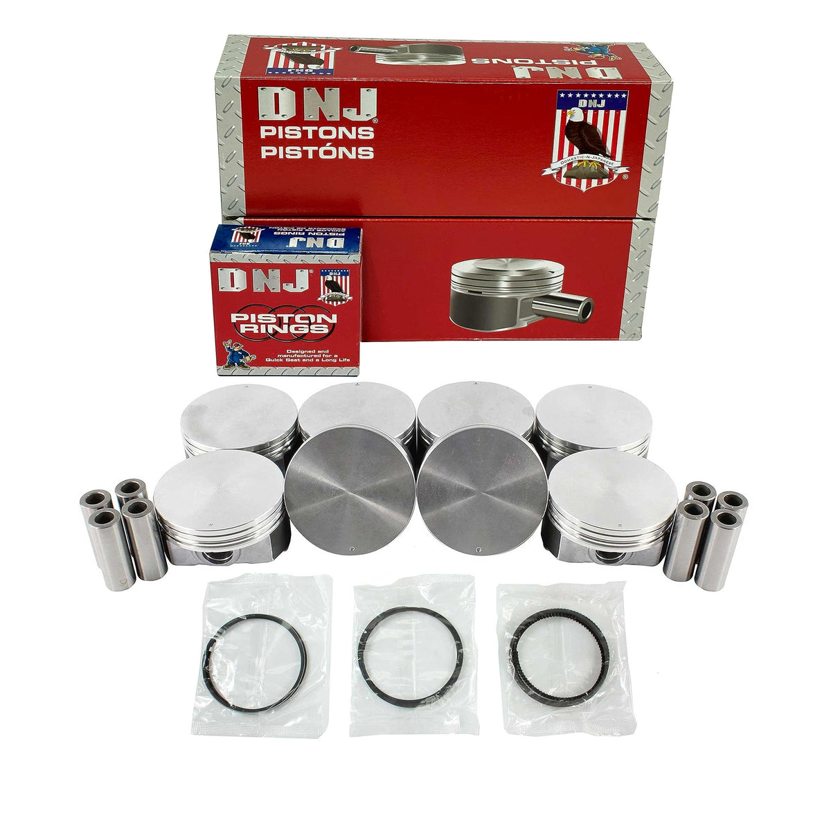 DNJ Pistons & Rings for LS Gen IV 5.3/6.0/6.2 2008-2015