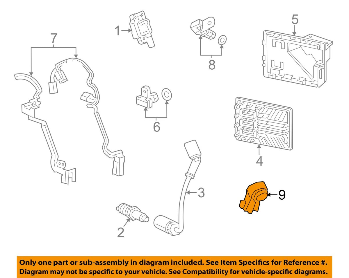 GM Knock Sensor for LT Gen V 5.3/6.2 2014-2018