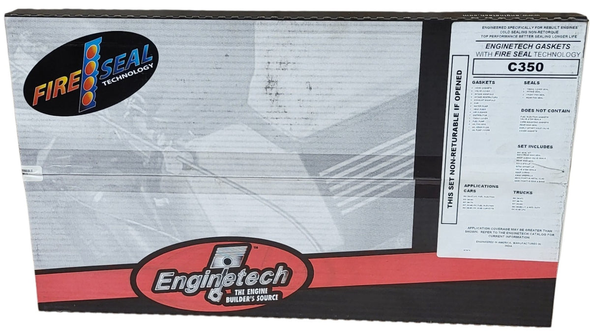 Enginetech Engine Gasket Set for Small Block Chevy 350 1967-2002