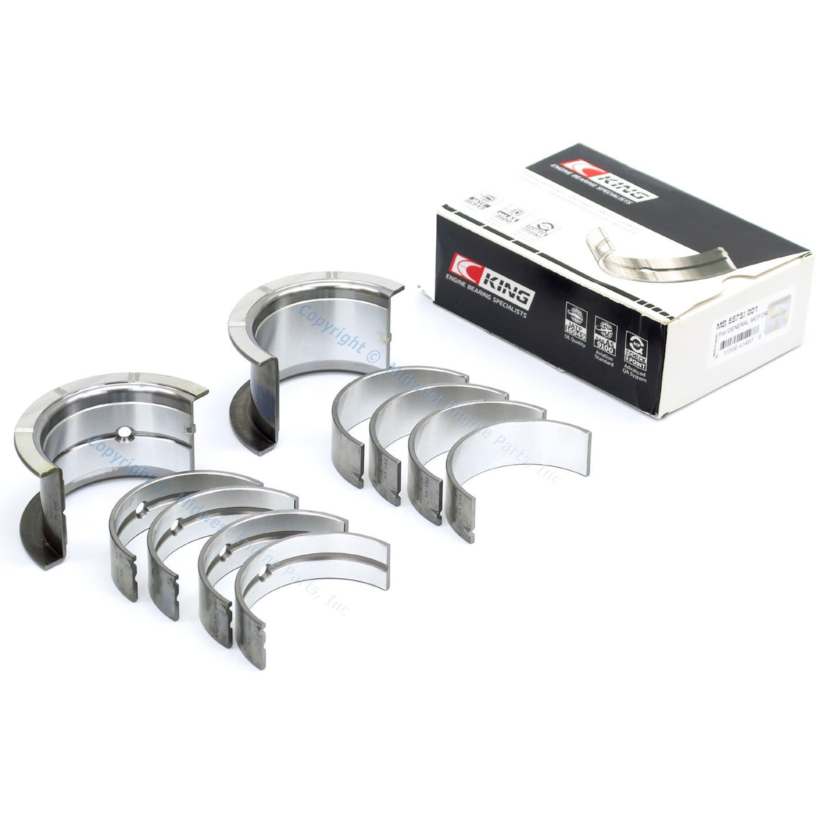 King Main Bearings for Small Block Chevy 350 1967-2002