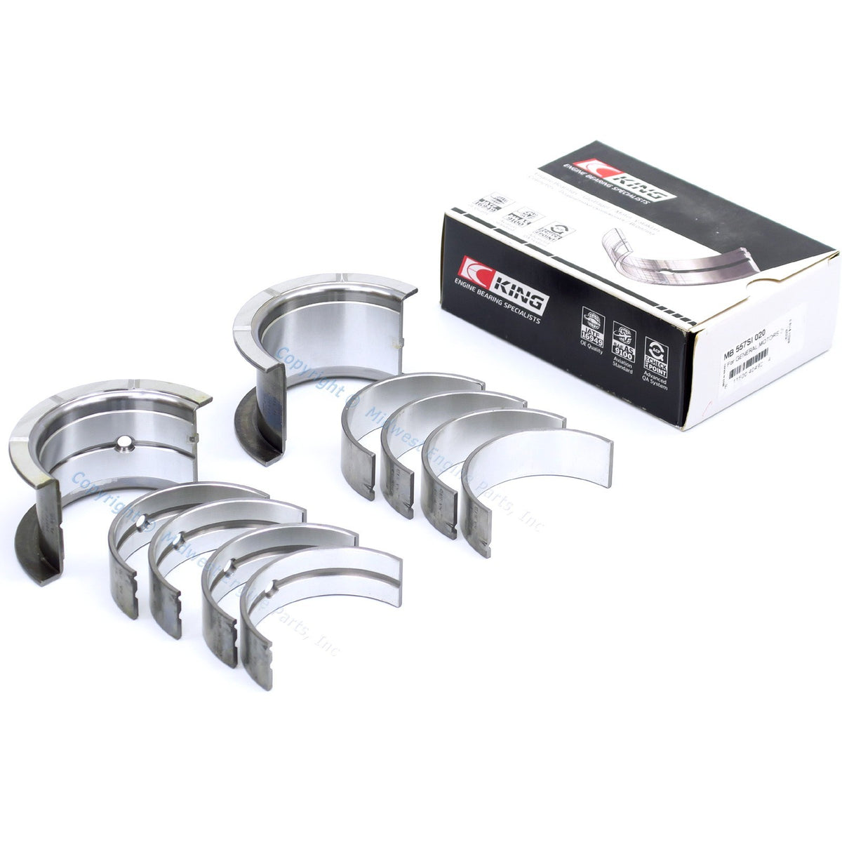 King Main Bearings for Small Block Chevy 350 1967-2002