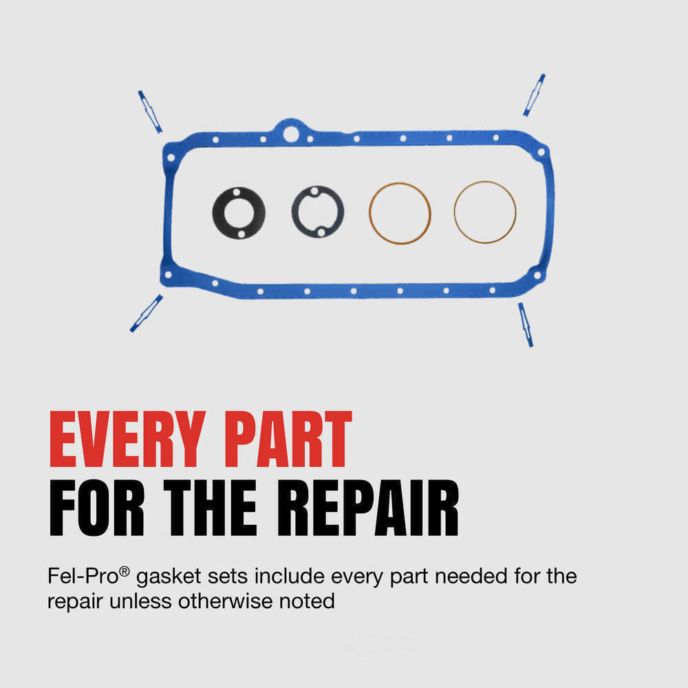 Fel-Pro Oil Pan Gasket for Small Block Chevy 350 1967-2002