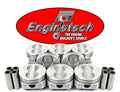 Enginetech Pistons & Rings for Small Block Chevy 350 1967-2002