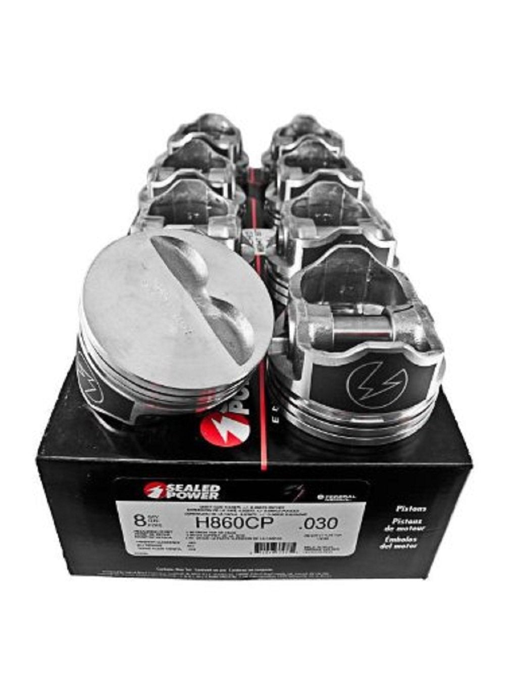 Sealed Power Pistons & Rings for Small Block Chevy 350 1967-2002
