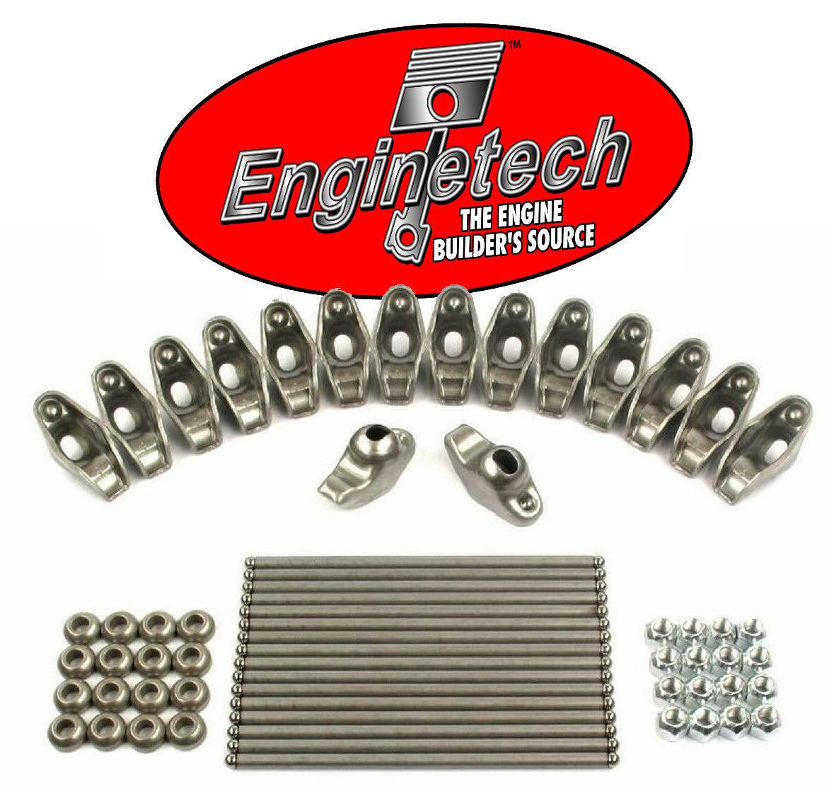 Enginetech Pushrods for Small Block Chevy 350 1967-2002