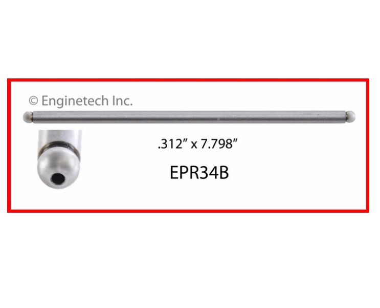 Enginetech Pushrods for Small Block Chevy 350 1967-2002