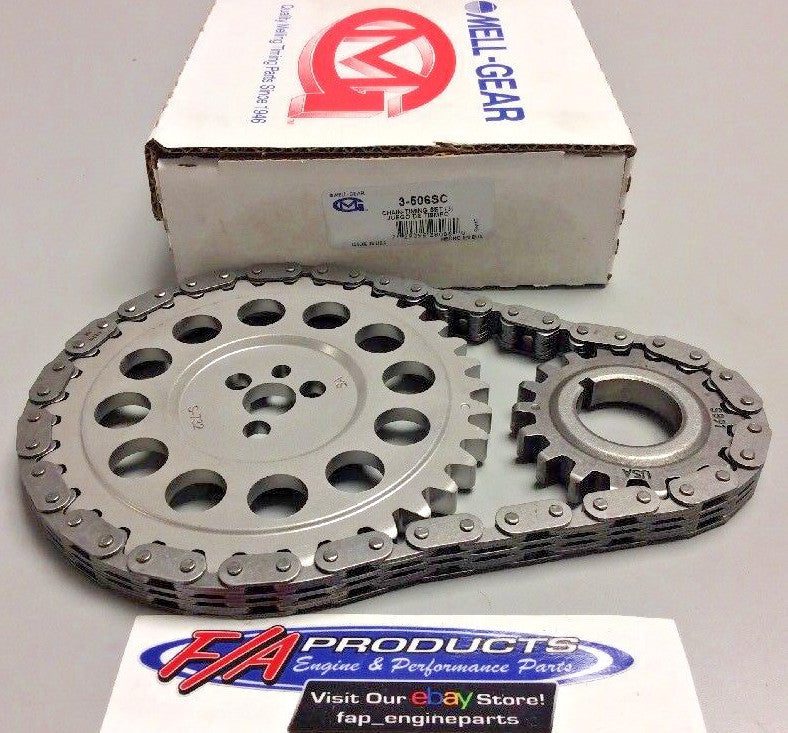 Melling Timing Chain Kit for Small Block Chevy 350 1967-2002