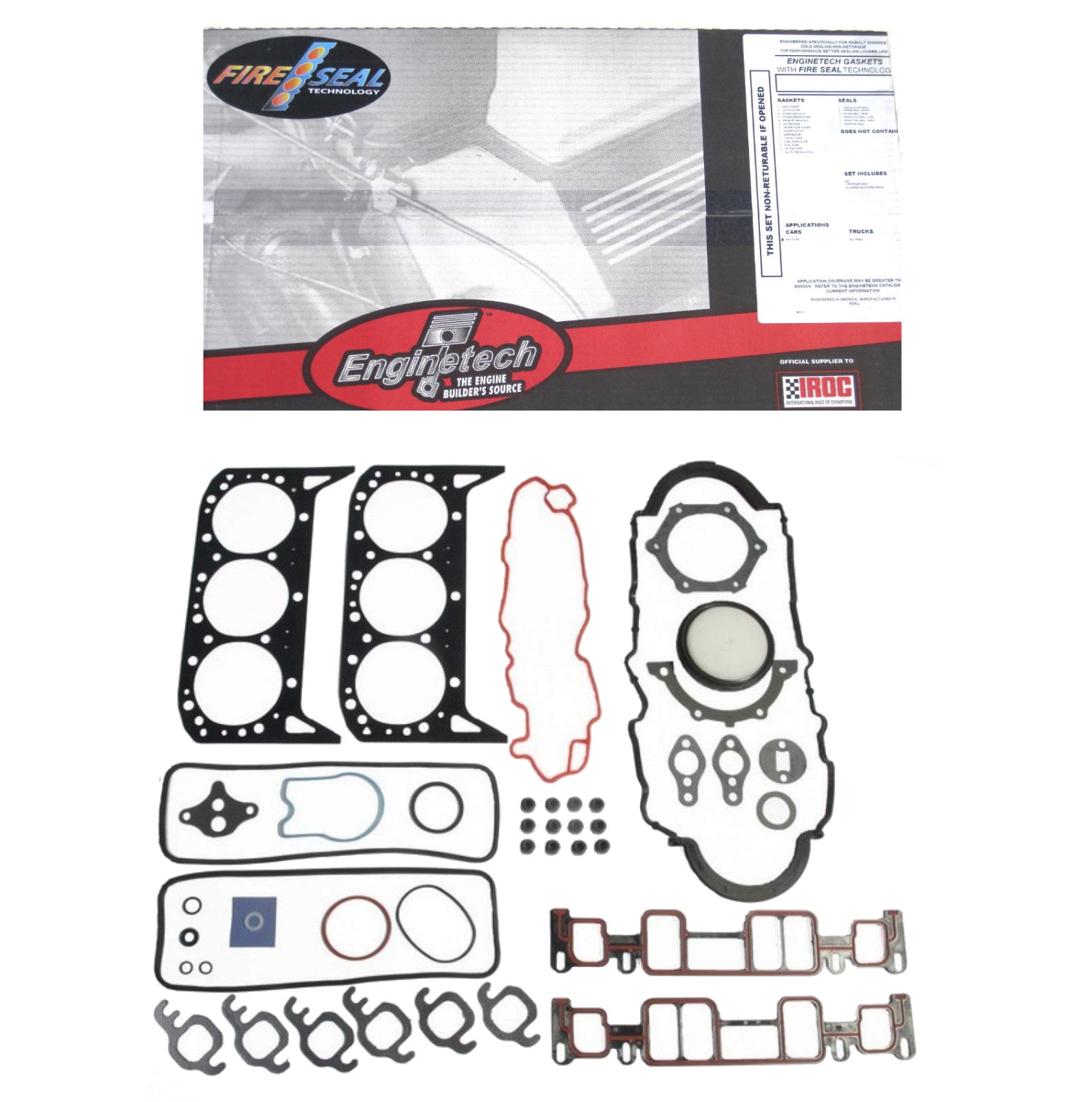 Enginetech Engine Gasket Set for Vortec 4.3 V6 1996-2006