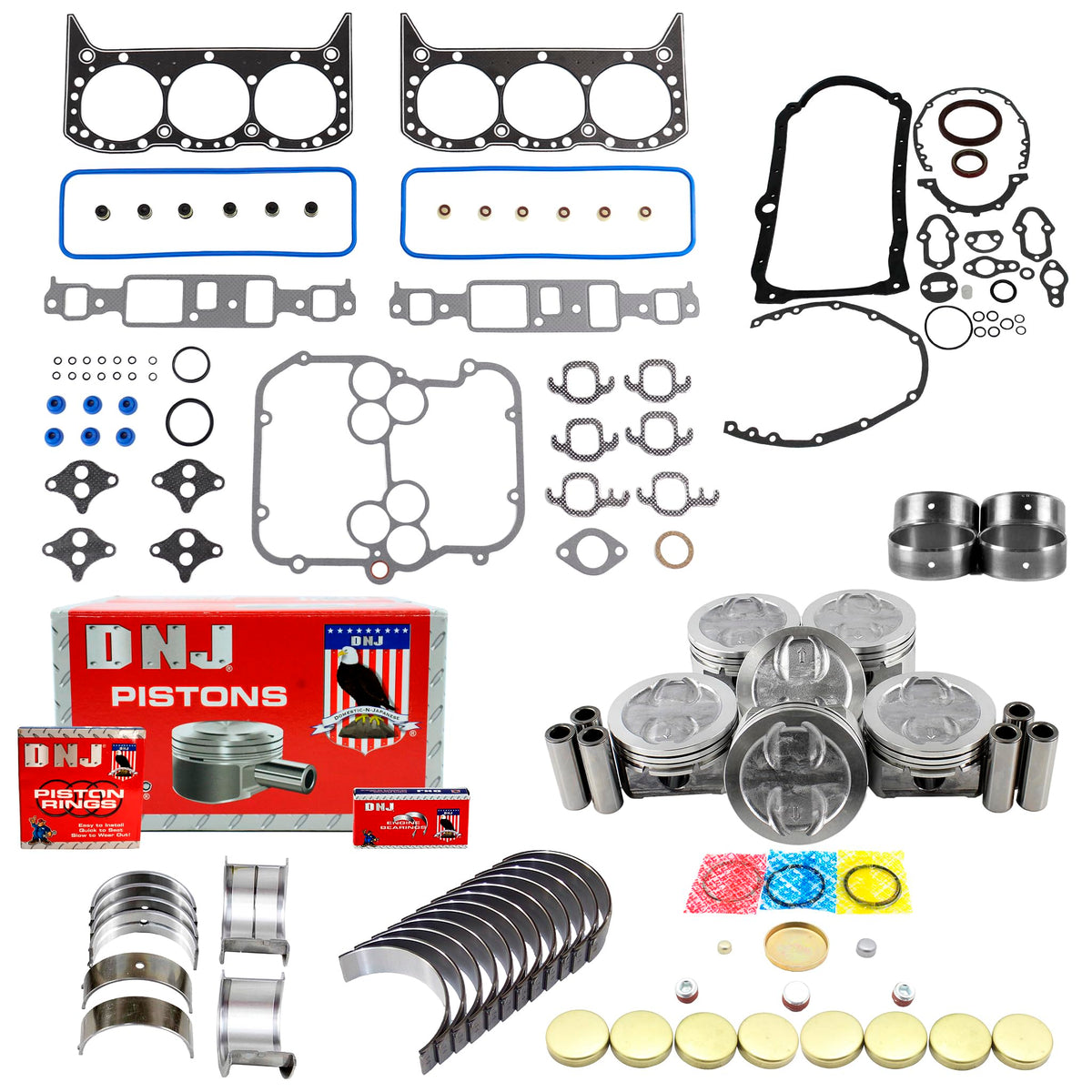 DNJ Engine Gasket Set for Vortec 4.3 V6 1996-2014