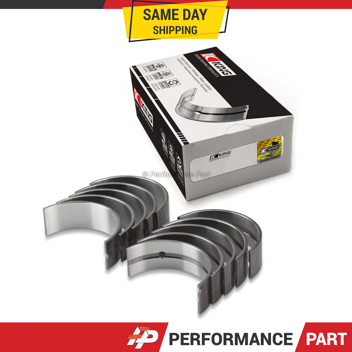 King Main Bearings for Vortec 4.3 V6 1996-2014